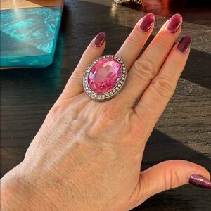 Elegant Pink Gemstone Ring